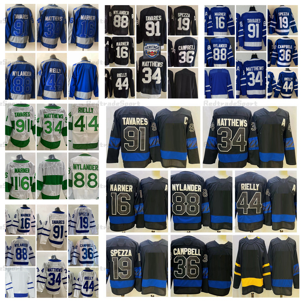 2022 Heritage Classic 91 John Tavares (C) Hockey Jerseys Reverse Retro 34 Auston Matthews 16 Mitchell Marner Morgan Rielly Nylander Spezza Campbell Reversible Jersey, Reversible black
2022 Heritage Classic 91 John Tavares (C) Hockey Jerseys Reverse Retro 34 Auston Matthews 16 Mitchell Marner Morgan Rielly Nylander Spezza Campbell Reversible Jersey, Reversible black