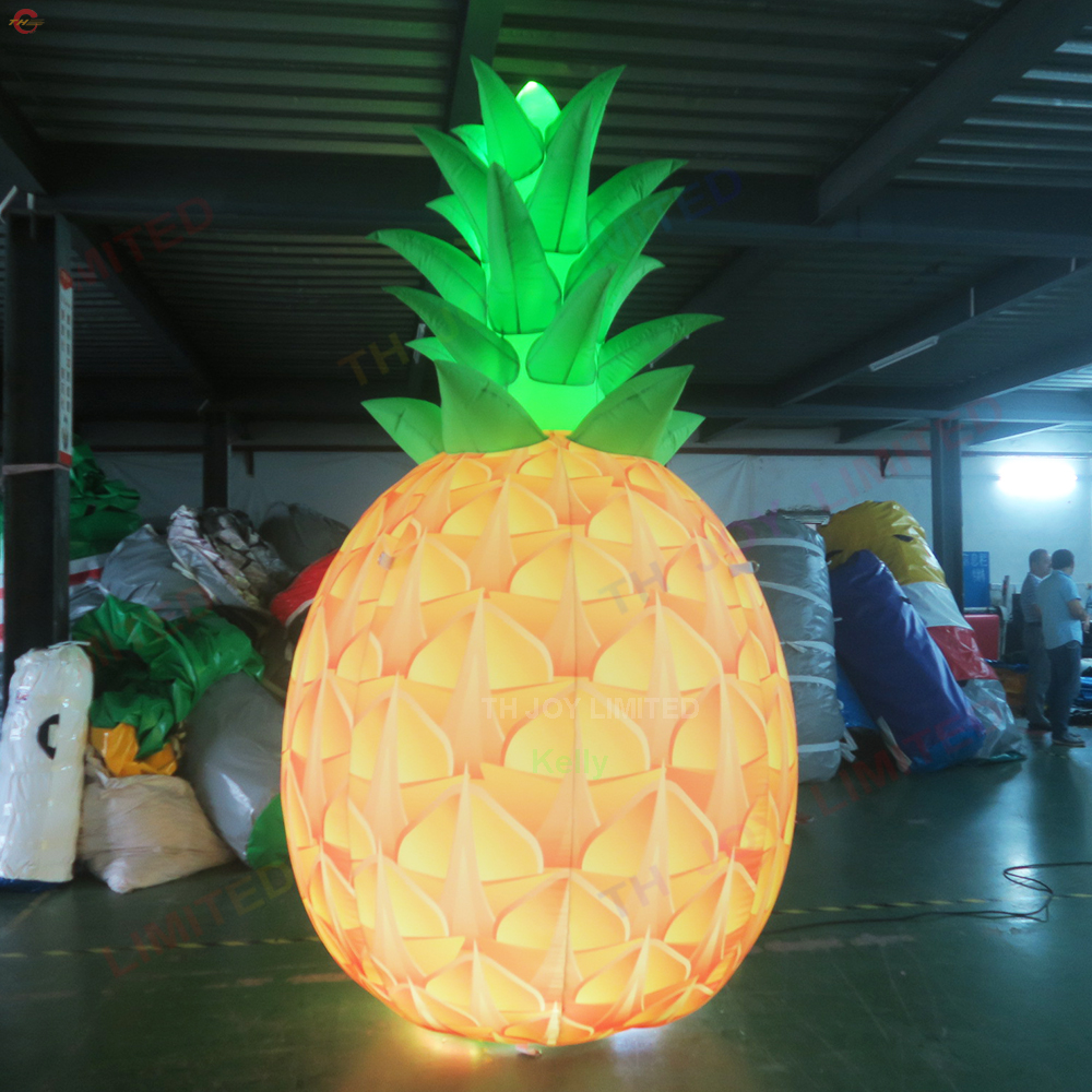 Free Ship Outdoor Activities advertising giant inflatable pineapple fruits corn vegetable model air balloon for sale