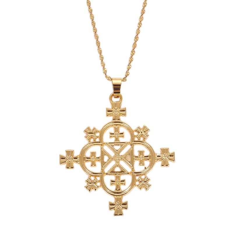 Pendant Necklaces Ethiopian Trendy Cross Pendants Necklace Women Gold Color Eritrea Habesha JewelryPendant
Pendant Necklaces Ethiopian Trendy Cross Pendants Necklace Women Gold Color Eritrea Habesha JewelryPendant