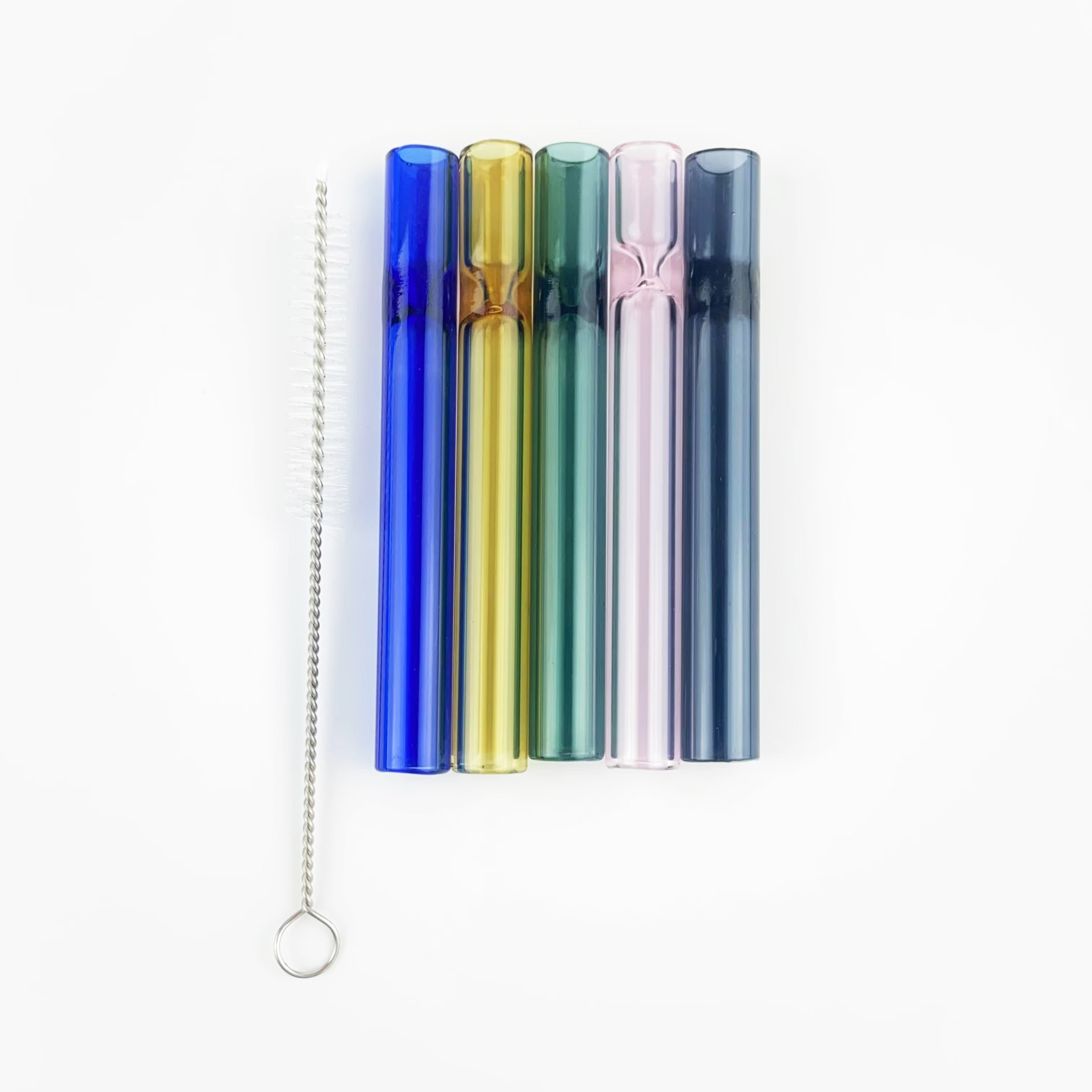 4inch 12mm Glass Tobacco Smoking Tube Pipe Cigarette Holder Filters Tips One Hitter Mouthpiece with Cleaning Brush
4inch 12mm Glass Tobacco Smoking Tube Pipe Cigarette Holder Filters Tips One Hitter Mouthpiece with Cleaning Brush