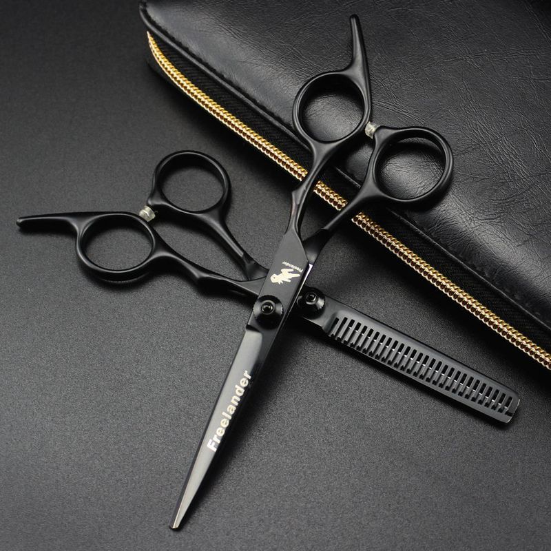 Japan Steel 5.5 6.0 Professional Hairdressing Scissors Barber Set Cutting Shears Scissor cut 220317