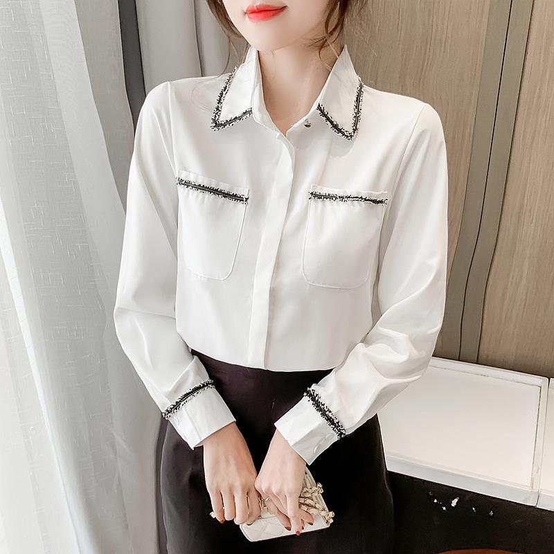 Women's Knits & Tees Spring Chiffon Shirt Korean Style Small Loose White Long-sleeved Women
Women's Knits & Tees Spring Chiffon Shirt Korean Style Small Loose White Long-sleeved Women