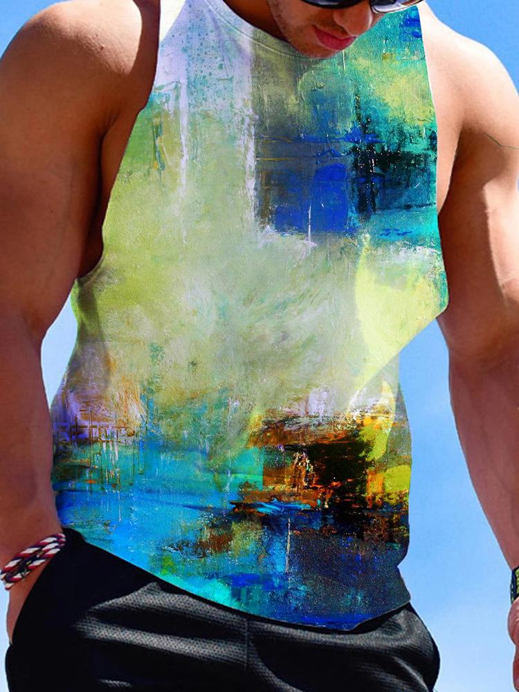 Men' Tank Tops Summer Vintage Pattern Printing Men 2022 Casual Sleeveless Tee Shirts For Mens Fashion O-Neck Pullover Streetwear, White;black
Men' Tank Tops Summer Vintage Pattern Printing Men 2022 Casual Sleeveless Tee Shirts For Mens Fashion O-Neck Pullover Streetwear, White;black