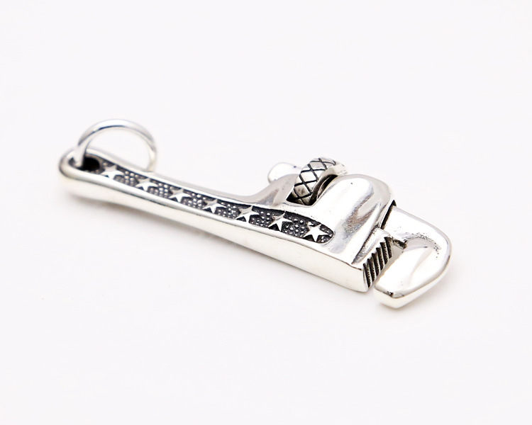 925 sterling silver necklace pendants pincer pliers bench vice punk hiphop antique vintage luxury jewelry accessories gifts