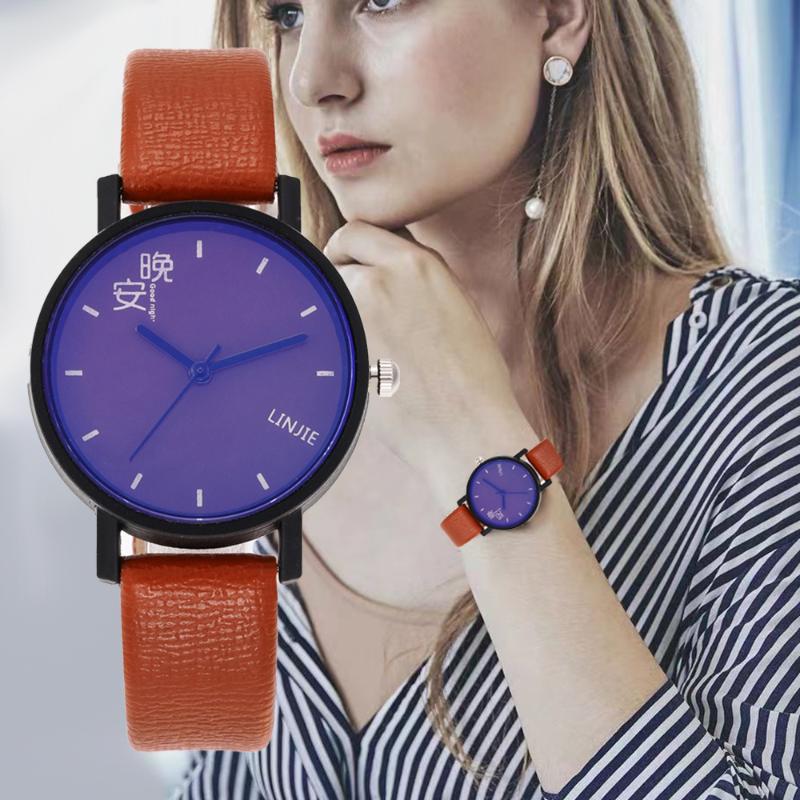 Wristwatches Fashion Casual Watch Watches Retro Creative Dial Design Female Quartz Simple Nailed Ladies Leather Gifts, Black
Wristwatches Fashion Casual Watch Watches Retro Creative Dial Design Female Quartz Simple Nailed Ladies Leather Gifts, Black