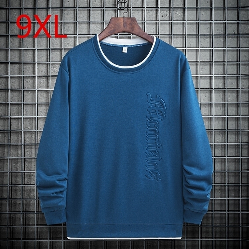 Plus Size 9XL 8XL 7XL 6XL XXXXXL Oversize Men's Sweatshirt Color Block Round Neck Trend Youth Loose Pullover Top Men 220402, Gery
Plus Size 9XL 8XL 7XL 6XL XXXXXL Oversize Men's Sweatshirt Color Block Round Neck Trend Youth Loose Pullover Top Men 220402, Gery