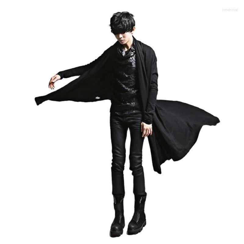 Men' Trench Coats Men Black Gothic Punk Hip Hop Long Coat Cloak Singer Cape Jacket Overcoat Version Outerwear Autumn Wear Man Kend22, Sleeveless
Men' Trench Coats Men Black Gothic Punk Hip Hop Long Coat Cloak Singer Cape Jacket Overcoat Version Outerwear Autumn Wear Man Kend22, Sleeveless