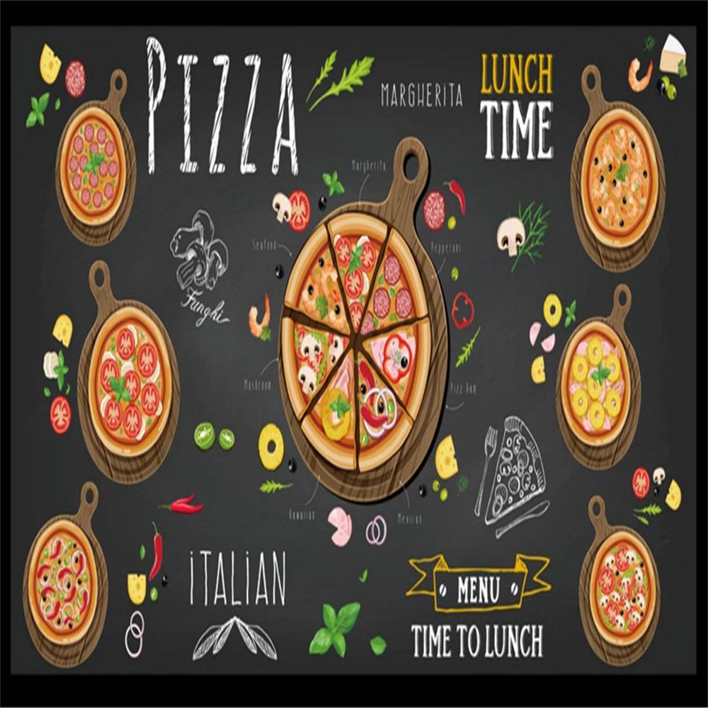 Custom Personality Mural Wallpapers Modern Fast Food Decor Wall Paper Papel De Parede