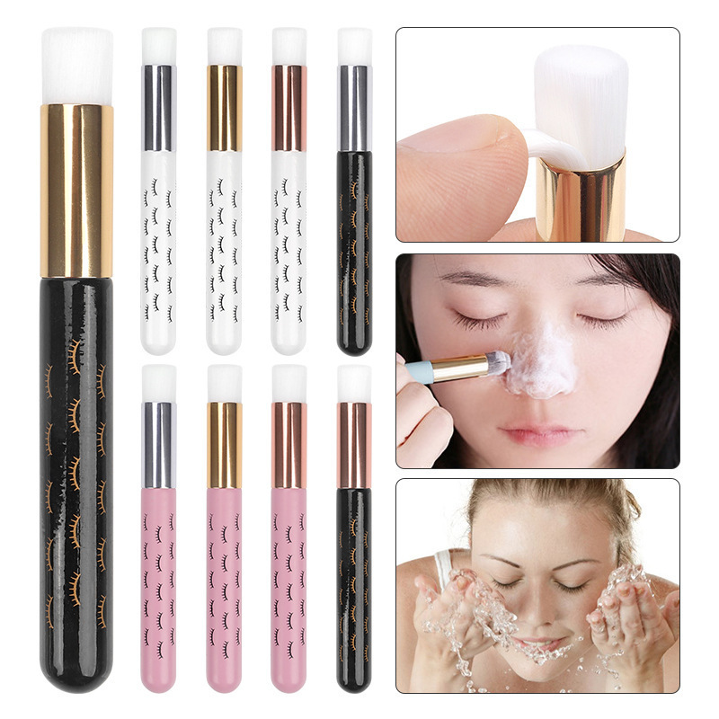 10 Eyelash Cleaning Brush lash extension Shampoo Applicator Eyebrow Nose Wash Bottle Skin Care Makeup Tool clean Supplies 220722