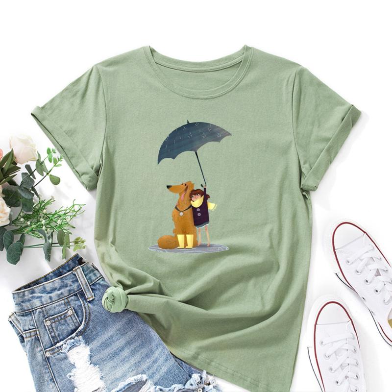 Women' T-Shirt Harajuku Cartoon Dog Girl Print 100%Cotton Tshirt Women Summer Short Sleeve Lady Tops O-neck Graphic Tee Shirt Streetwear T, White t-shirt
Women' T-Shirt Harajuku Cartoon Dog Girl Print 100%Cotton Tshirt Women Summer Short Sleeve Lady Tops O-neck Graphic Tee Shirt Streetwear T, White t-shirt