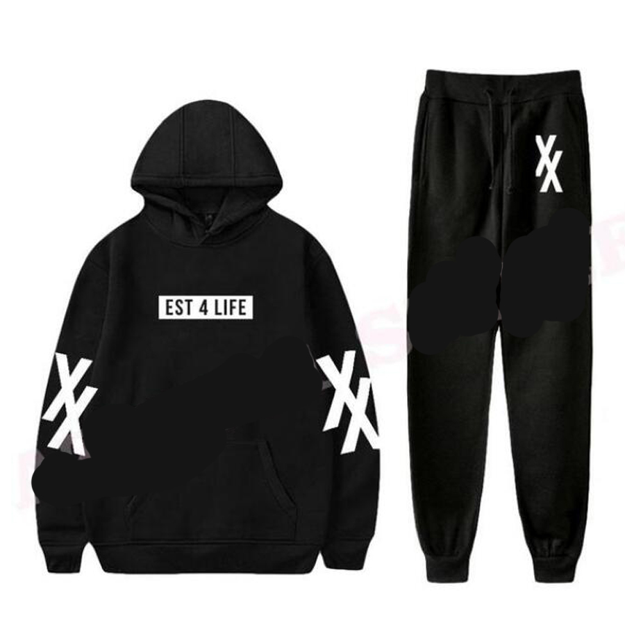 Machine Gun Kelly EST 4 LIFE Men's Sportswear Sets Casual Tracksuit Two Piece Set Top and Pants Sweat Suit Male Sporting Suits, 009
Machine Gun Kelly EST 4 LIFE Men's Sportswear Sets Casual Tracksuit Two Piece Set Top and Pants Sweat Suit Male Sporting Suits, 009