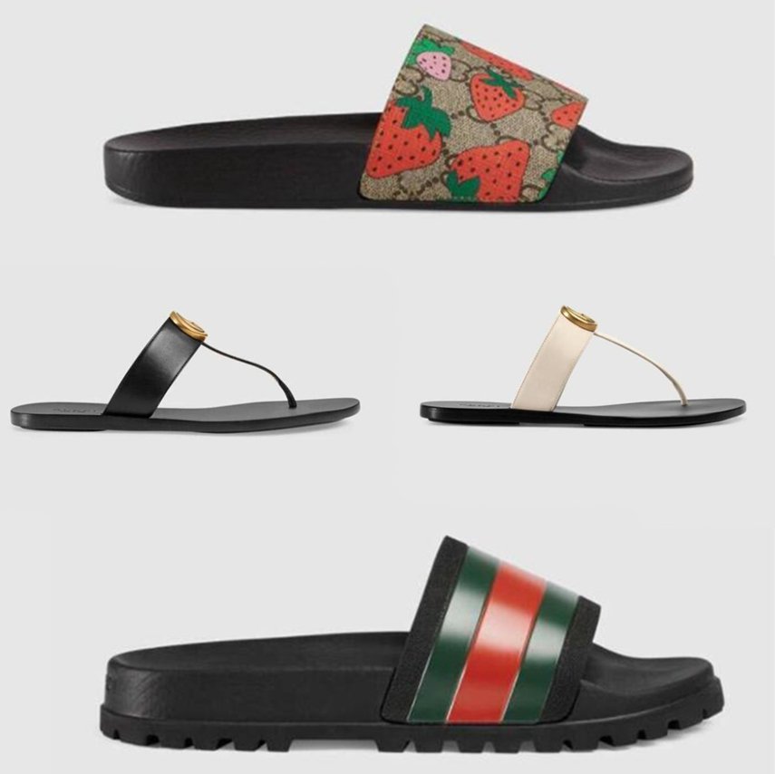 Summer Slipper Sandals Designer Fashion Men Beach Indoor Flat Flip Flop Women Shoes Women Slippers Size 35-45 With Box