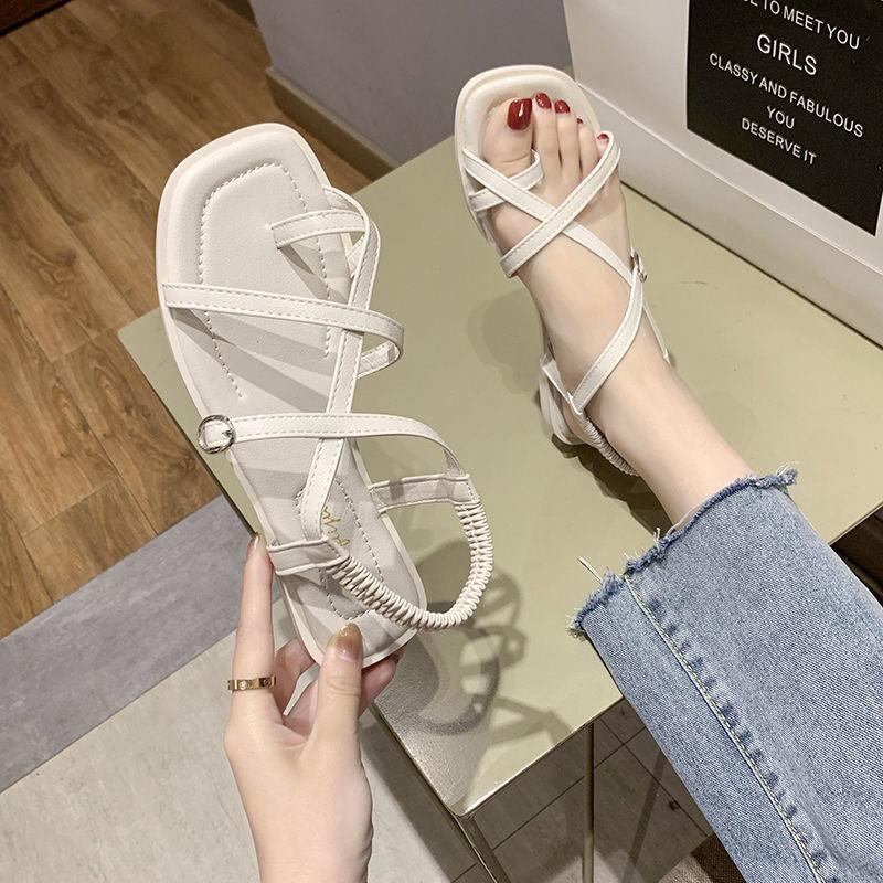 Sandals Women Retro Fashion Summer Shoes Buckle Straps Beach Ladies Size 35-40Sandals, White-a
Sandals Women Retro Fashion Summer Shoes Buckle Straps Beach Ladies Size 35-40Sandals, White-a