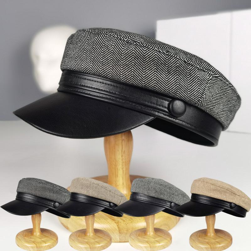 Berets Autumn Fashion Cotton Women Hat British Style Warm Retro Sboy Caps Military Octagonal Cap Female Visor CapsBerets, Black
Berets Autumn Fashion Cotton Women Hat British Style Warm Retro Sboy Caps Military Octagonal Cap Female Visor CapsBerets, Black