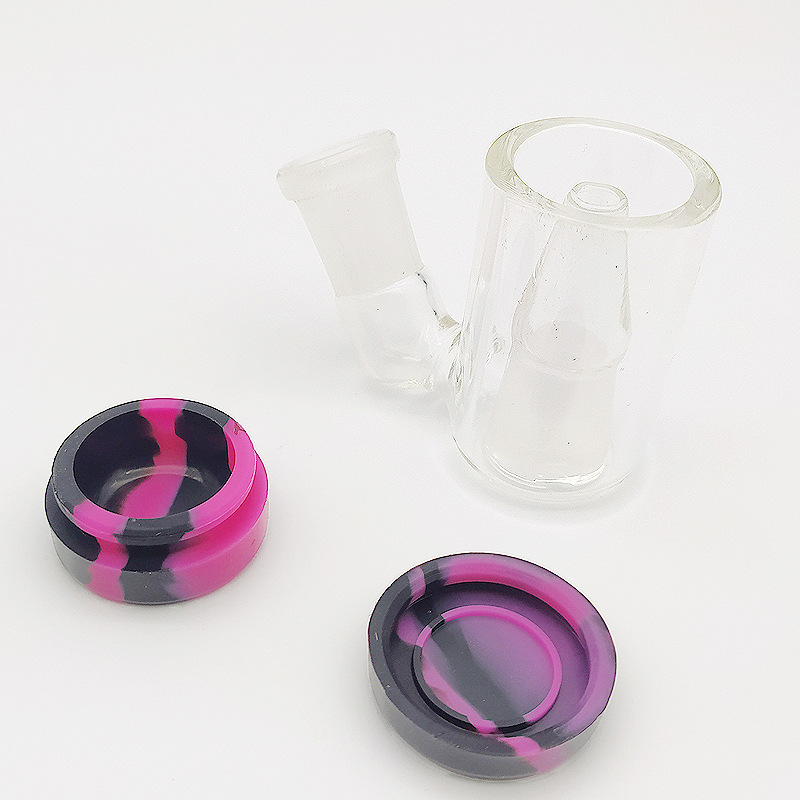 Smoking Accessories Borosilicate Ash Catcher 14mm 45 Degree Silicone Cap for Bong Oil Rigs
Smoking Accessories Borosilicate Ash Catcher 14mm 45 Degree Silicone Cap for Bong Oil Rigs