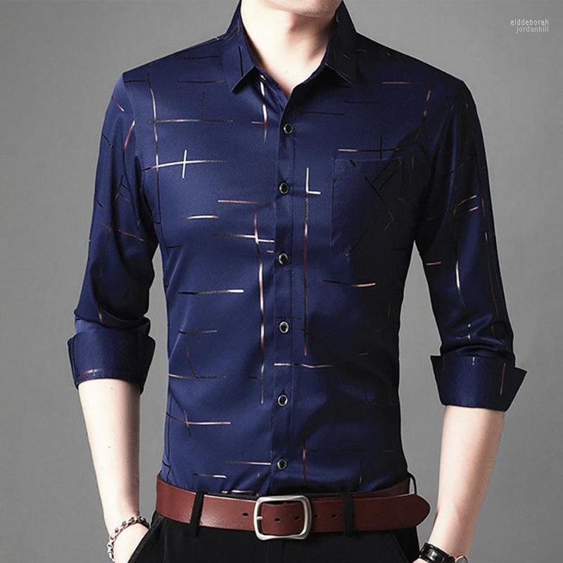 Men's Dress Shirts Casual Men Shirt Tops Turn Down Collar Long Sleeve Slim Stripes Single-breasted Spring Autumn Social Business ShirtsMen's, Red
Men's Dress Shirts Casual Men Shirt Tops Turn Down Collar Long Sleeve Slim Stripes Single-breasted Spring Autumn Social Business ShirtsMen's, Red