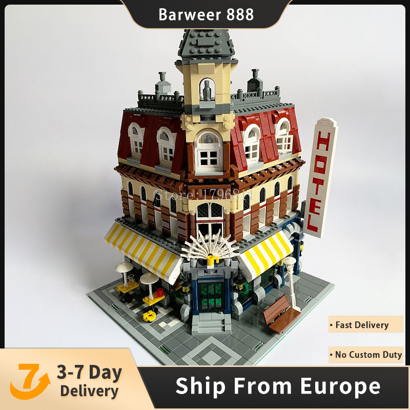 15002 Block 2133Pcs City Street View Series Make Cafe Corner Model Building s Bricks Children Toys Christmas Gift 10182
15002 Block 2133Pcs City Street View Series Make Cafe Corner Model Building s Bricks Children Toys Christmas Gift 10182