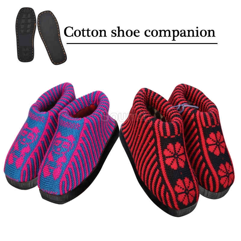 Soumit DIY Hand Knitting Materials Slippers Rubber Outsoles for Shoes AntiSlip Crochet Needles Indoor Slippers Sole 210402