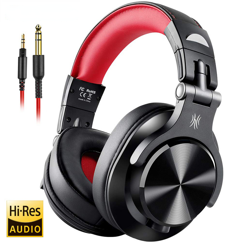 A71 Wired Over Ear Headphone With Mic Studio DJ Headphones Professional Monitor Recording & Mixing Headset For Gaming, Red
A71 Wired Over Ear Headphone With Mic Studio DJ Headphones Professional Monitor Recording & Mixing Headset For Gaming, Red