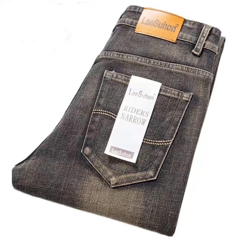Men's Classic Jeans Jean Homme Pantalones Hombre Men Spijkerbroek Mannen Soft Black Biker Masculino Denim Overalls Men's Pants 220817