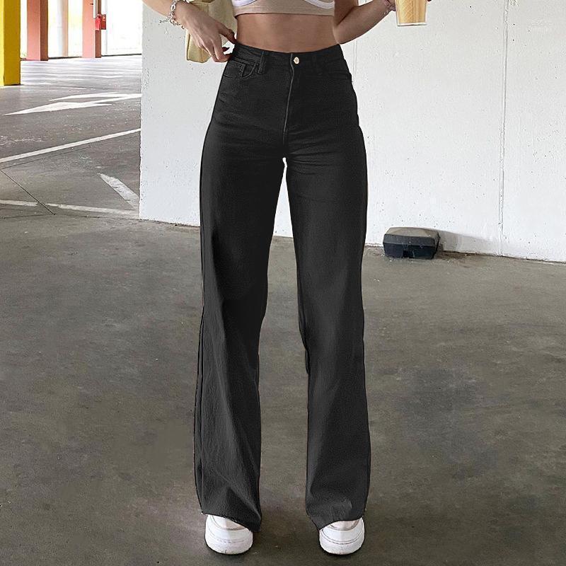 Women's Jeans High Waist Straight Pants Women Casual Trousers Wide Leg Solid Loose Stretch Pantalones Mujer 2022, P1
Women's Jeans High Waist Straight Pants Women Casual Trousers Wide Leg Solid Loose Stretch Pantalones Mujer 2022, P1