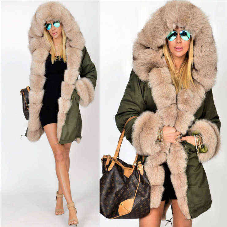 Faux Fur Female Parka Hoodies Long Jacket Plus Size Winter Cotton Fleece Warm Slim Women New Fashion Hooded Overcoat J220719, Camel
Faux Fur Female Parka Hoodies Long Jacket Plus Size Winter Cotton Fleece Warm Slim Women New Fashion Hooded Overcoat J220719, Camel
