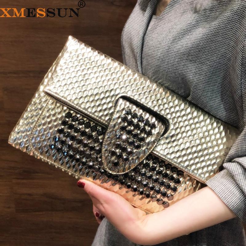 Evening Bags Foldable Clutch Bag Women Fashion Envelope Party Diamond Rivet Shoulder Crossbody Wristlet Pouch PurseEvening, Black
Evening Bags Foldable Clutch Bag Women Fashion Envelope Party Diamond Rivet Shoulder Crossbody Wristlet Pouch PurseEvening, Black