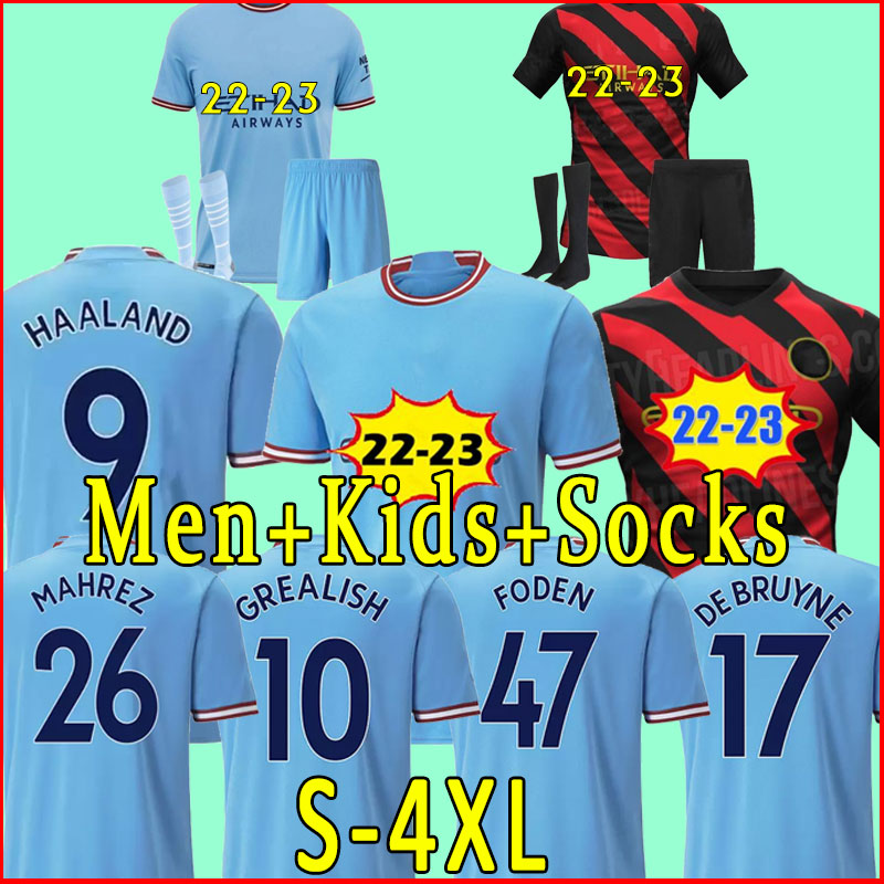 21 22 23 Man DE BRUYNE soccer jersey GREALISH STERLING kid kit FODEN BERNARDO football shirt full set Sock player version G.JESUS MAHREZ FERRAN AKe City 2023 HAALAND, 22-23 home
21 22 23 Man DE BRUYNE soccer jersey GREALISH STERLING kid kit FODEN BERNARDO football shirt full set Sock player version G.JESUS MAHREZ FERRAN AKe City 2023 HAALAND, 22-23 home