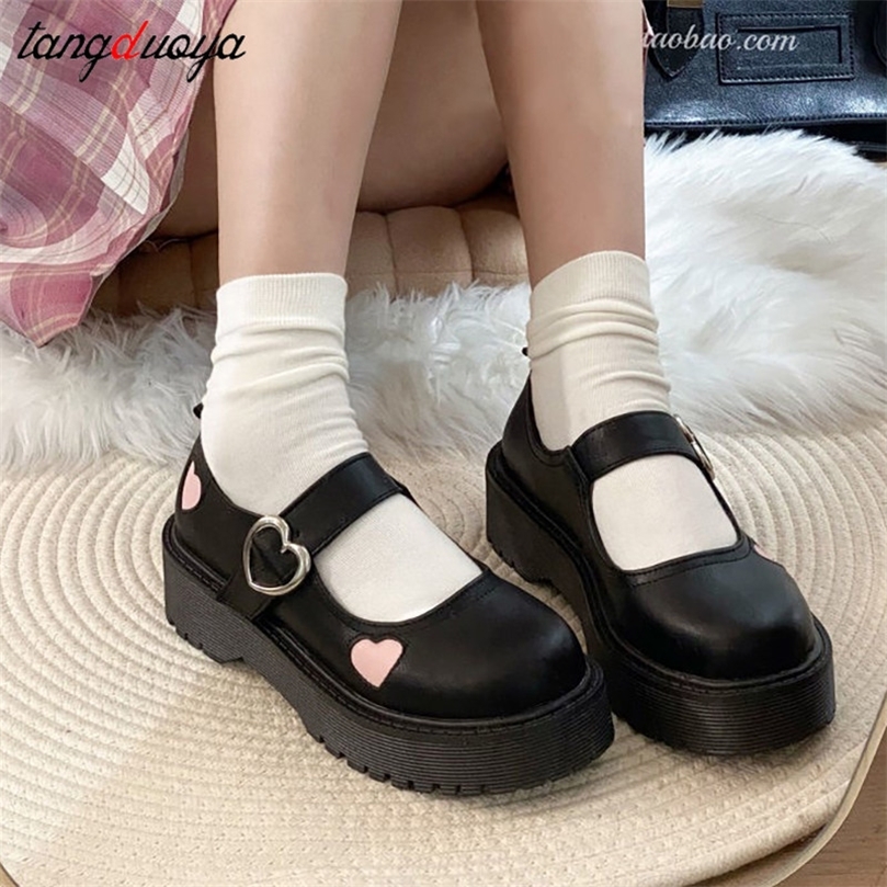 Sepatu Platform Hati Merah Muda Lolita Manis Pelajar Anak Perempuan Perguruan Tinggi Seragam JK Mary Jane Sneakers 220614, Black matte
Sepatu Platform Hati Merah Muda Lolita Manis Pelajar Anak Perempuan Perguruan Tinggi Seragam JK Mary Jane Sneakers 220614, Black matte