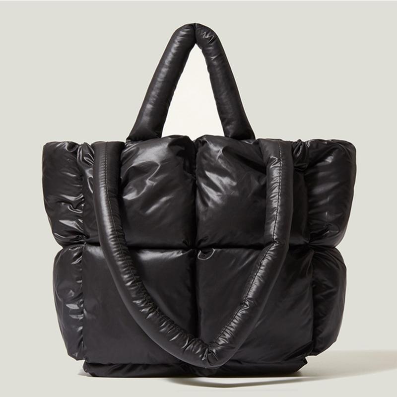 Evening Bags Winter Big Down Tote Bag For Women Large Capacity Shoulder Travel Lady Handbag Luxury Space Cotton Top-handle Clutch, Black
Evening Bags Winter Big Down Tote Bag For Women Large Capacity Shoulder Travel Lady Handbag Luxury Space Cotton Top-handle Clutch, Black
