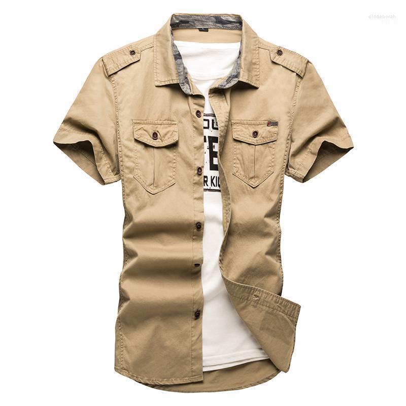 Plus Size Summer Man Cargo Shirts Embroidery Badge 100%Cotton Short Sleeve Men Military Solid Color Casual Mens Men's Dress Eldd22, Army green
Plus Size Summer Man Cargo Shirts Embroidery Badge 100%Cotton Short Sleeve Men Military Solid Color Casual Mens Men's Dress Eldd22, Army green