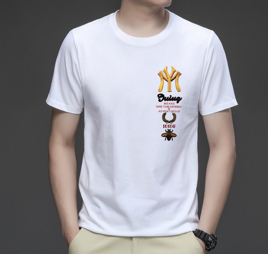 Men's T-Shirts Short-sleeved T-shirt men's Japanese ins tide brand summer new cotton fashion creative printing wild half-sleeve t-shirt, W1
Men's T-Shirts Short-sleeved T-shirt men's Japanese ins tide brand summer new cotton fashion creative printing wild half-sleeve t-shirt, W1