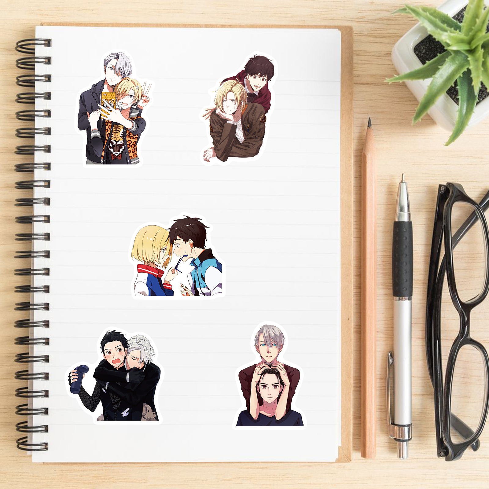 50Pcs Mixed boy love Male protagonist anime sticker Graffiti Kids Toy Skateboard car Motorcycle Bicycle Sticker Decals Wholesale