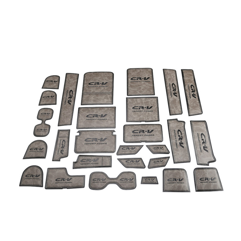 Car Storage Sink Mat Leather Slip Mats For Honda Coasters Door Slip Mats Door Protectors Leather Coasters
