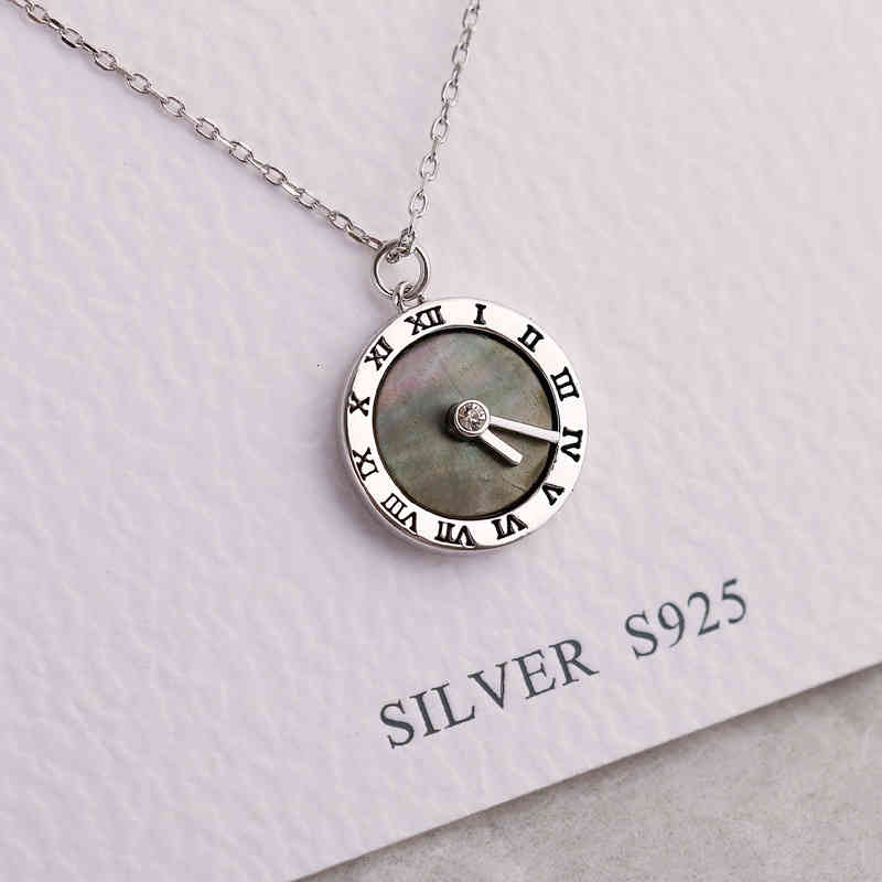 designer Compare with the original CRoman digital clock pointer S925 Sterling Silver clavicle chain fashion temperament Necklace Female Minority
designer Compare with the original CRoman digital clock pointer S925 Sterling Silver clavicle chain fashion temperament Necklace Female Minority