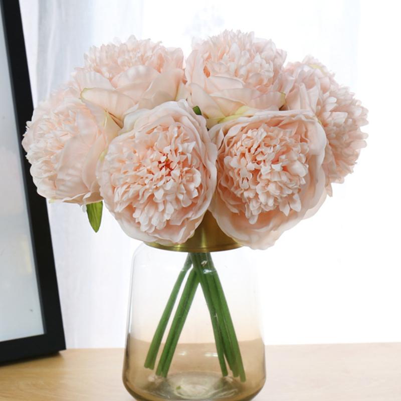 Decorative Flowers & Wreaths Artificial Large Peony Fabric 5 Heads Beautiful Silk Big Fake Bouquet Bridal Wedding Home Decoration Table Faux, Pink
Decorative Flowers & Wreaths Artificial Large Peony Fabric 5 Heads Beautiful Silk Big Fake Bouquet Bridal Wedding Home Decoration Table Faux, Pink
