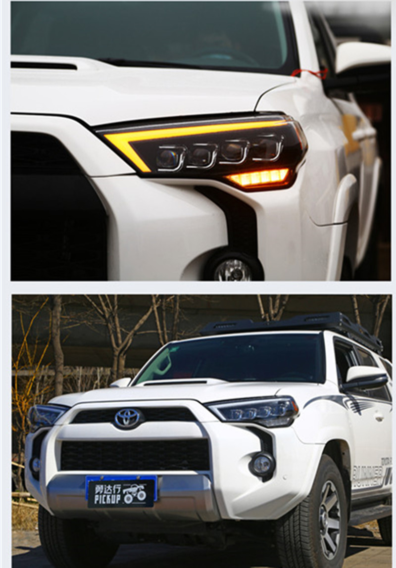 Headlight All LED for Toyota 4 Runner 20 13-20 20 DRL High Beam Headlights Turn Signal Fog Lights