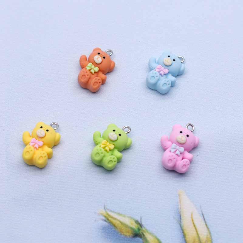 Charms 10Pcs 16 23mm 5 Colors 3D Bow Bears Simulation Miniature Figurine Resin Craft Pendant For Earrings Jewelry MakingCharms
Charms 10Pcs 16 23mm 5 Colors 3D Bow Bears Simulation Miniature Figurine Resin Craft Pendant For Earrings Jewelry MakingCharms