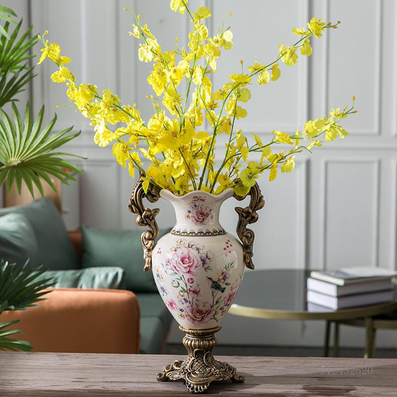 Vases Creative European-style Home Floor Ceramic Vase Crafts American Soft Decoration Ornaments Decorative
Vases Creative European-style Home Floor Ceramic Vase Crafts American Soft Decoration Ornaments Decorative