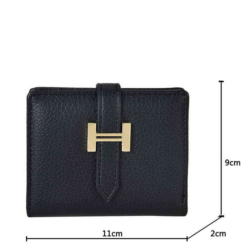 New Arrival Wallet Short Women Zipper Brand Wallets Trendy Coin Purse Card Holder PU Leather X220331
