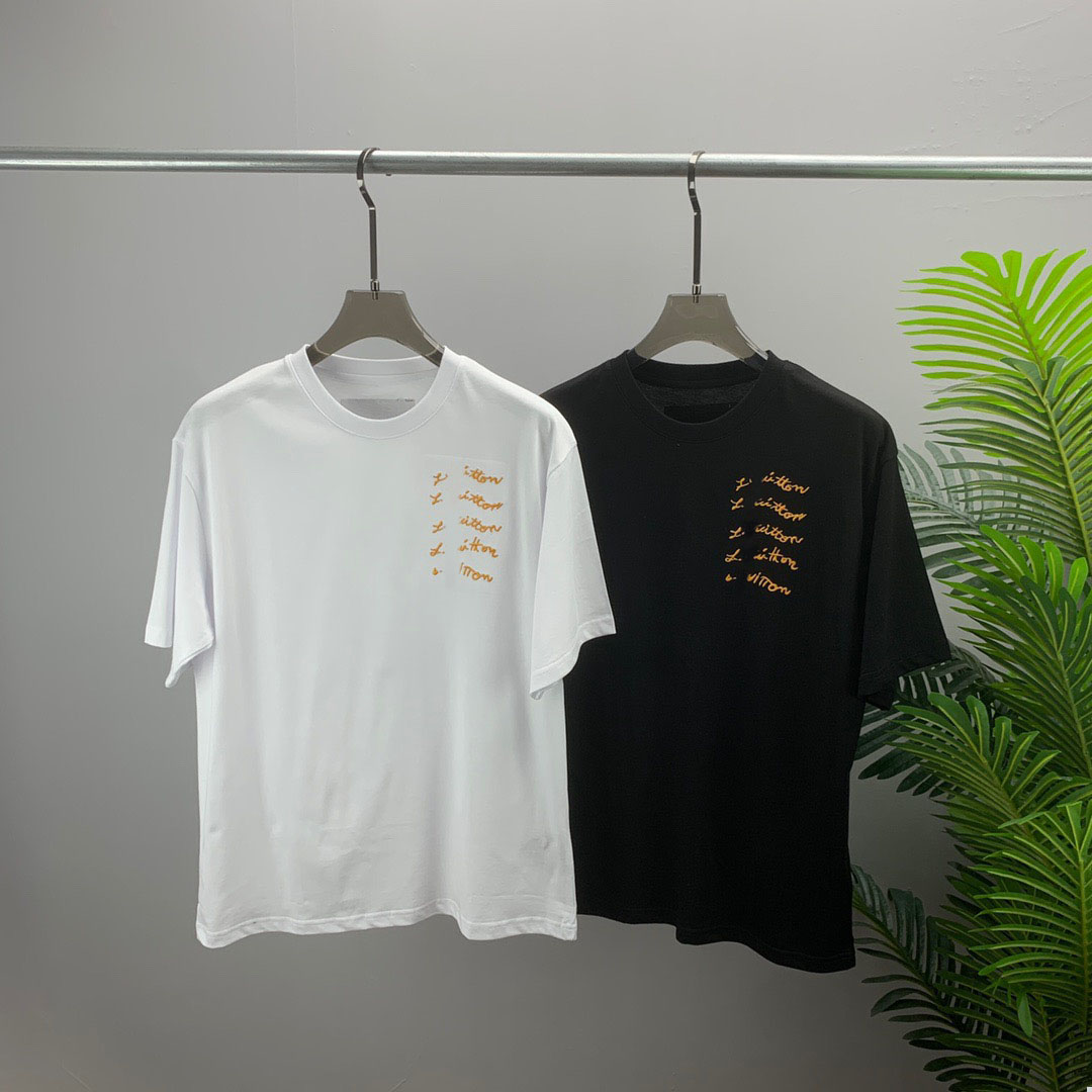 22ss Designer Tide T Shirts Chest Letter Sweatshirts Laminated Print Short Sleeve High Street Loose Oversize Casual T-shirt 100% Pure Cotton Tops for Men and Women F021, Black
22ss Designer Tide T Shirts Chest Letter Sweatshirts Laminated Print Short Sleeve High Street Loose Oversize Casual T-shirt 100% Pure Cotton Tops for Men and Women F021, Black