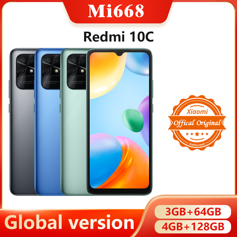 Global Version Xiaomi Redmi 10C NFC Smartphone Snapdragon 680 Octa Core 6.71" Display 50MP Rear Camera 5000mAh
Global Version Xiaomi Redmi 10C NFC Smartphone Snapdragon 680 Octa Core 6.71" Display 50MP Rear Camera 5000mAh