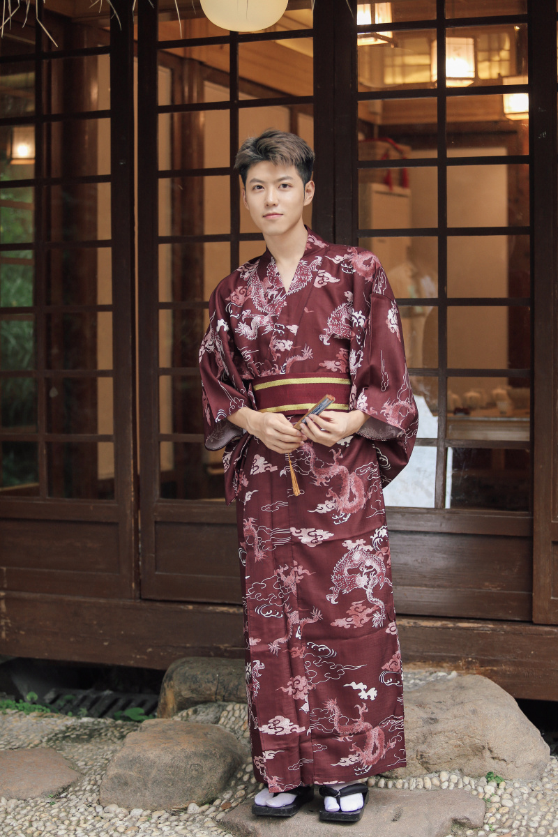 Autumn Winter Ethnic Clothing Japanese Standard Kimono Male Traditional Samurai Gentleman's Suit Longyun Formal Suit Anti Wrinkle Clothes