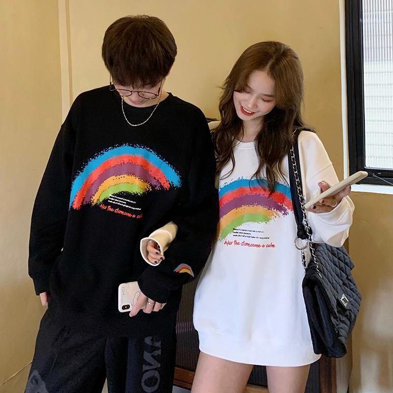 Rainbow Hoodie For Couples With Round Collars And Velvet Blazer Students Clothing Clothes Women's Hoodies & Sweatshirts, Black
Rainbow Hoodie For Couples With Round Collars And Velvet Blazer Students Clothing Clothes Women's Hoodies & Sweatshirts, Black