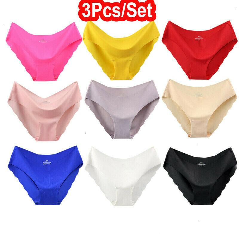 3 Pcs Ice Silk Seamless Panties Underwears Underwear Women Comfortable Cool Fashion Ladies Mid-waist Sexy, Style 2
3 Pcs Ice Silk Seamless Panties Underwears Underwear Women Comfortable Cool Fashion Ladies Mid-waist Sexy, Style 2