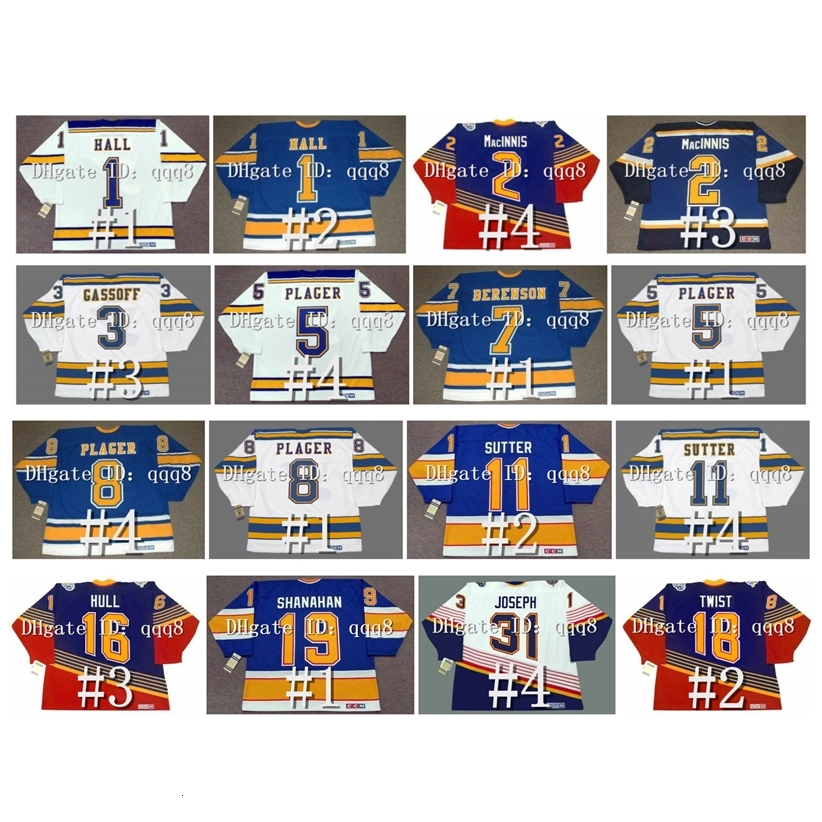 Jay Vintage CCM Hockey Jerseys GLENN HALL AL MacINNIS BOB GASSOFF BOB PLAGER GARRY UNGER RED BERENSON BRETT HULL BRENDAN SHANAHAN BERNIE, As pic
Jay Vintage CCM Hockey Jerseys GLENN HALL AL MacINNIS BOB GASSOFF BOB PLAGER GARRY UNGER RED BERENSON BRETT HULL BRENDAN SHANAHAN BERNIE, As pic