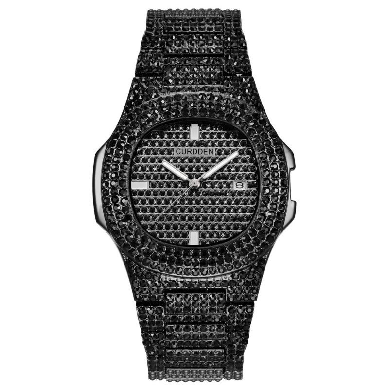 Wristwatches Iced Out Watches Women Hip Hop Bling Diamond Mens Business Watch Stainless Steel Fashion Ladies Wristwatch Female Clock ManWris, Gold
Wristwatches Iced Out Watches Women Hip Hop Bling Diamond Mens Business Watch Stainless Steel Fashion Ladies Wristwatch Female Clock ManWris, Gold