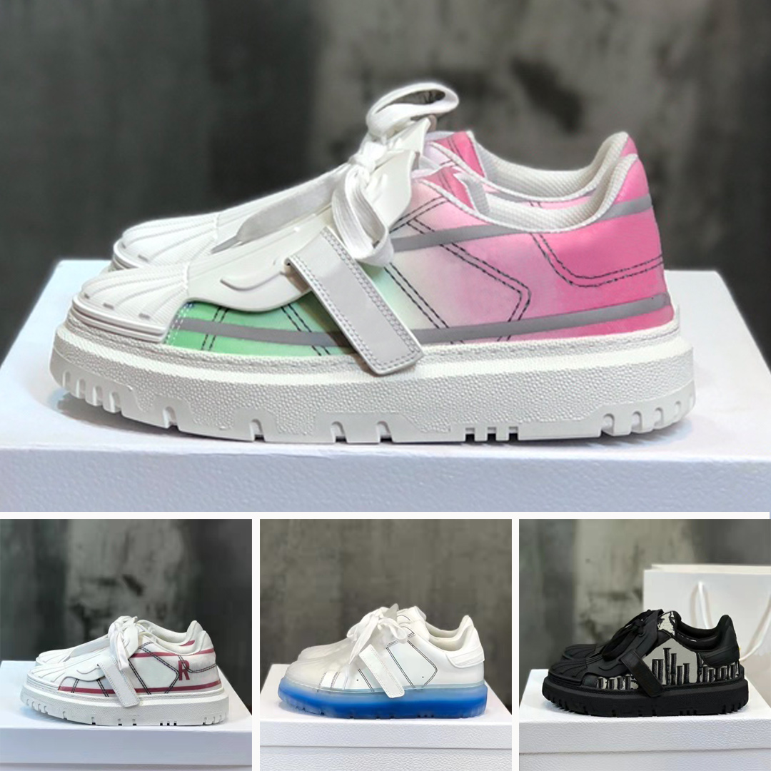 ID Sneaker Platform Sneakers Womens Designer Shoes Raspberry Gradient Reflective Technical Fabric Rubber Sole Calfskin Trainers Size 35-45, Customize
ID Sneaker Platform Sneakers Womens Designer Shoes Raspberry Gradient Reflective Technical Fabric Rubber Sole Calfskin Trainers Size 35-45, Customize