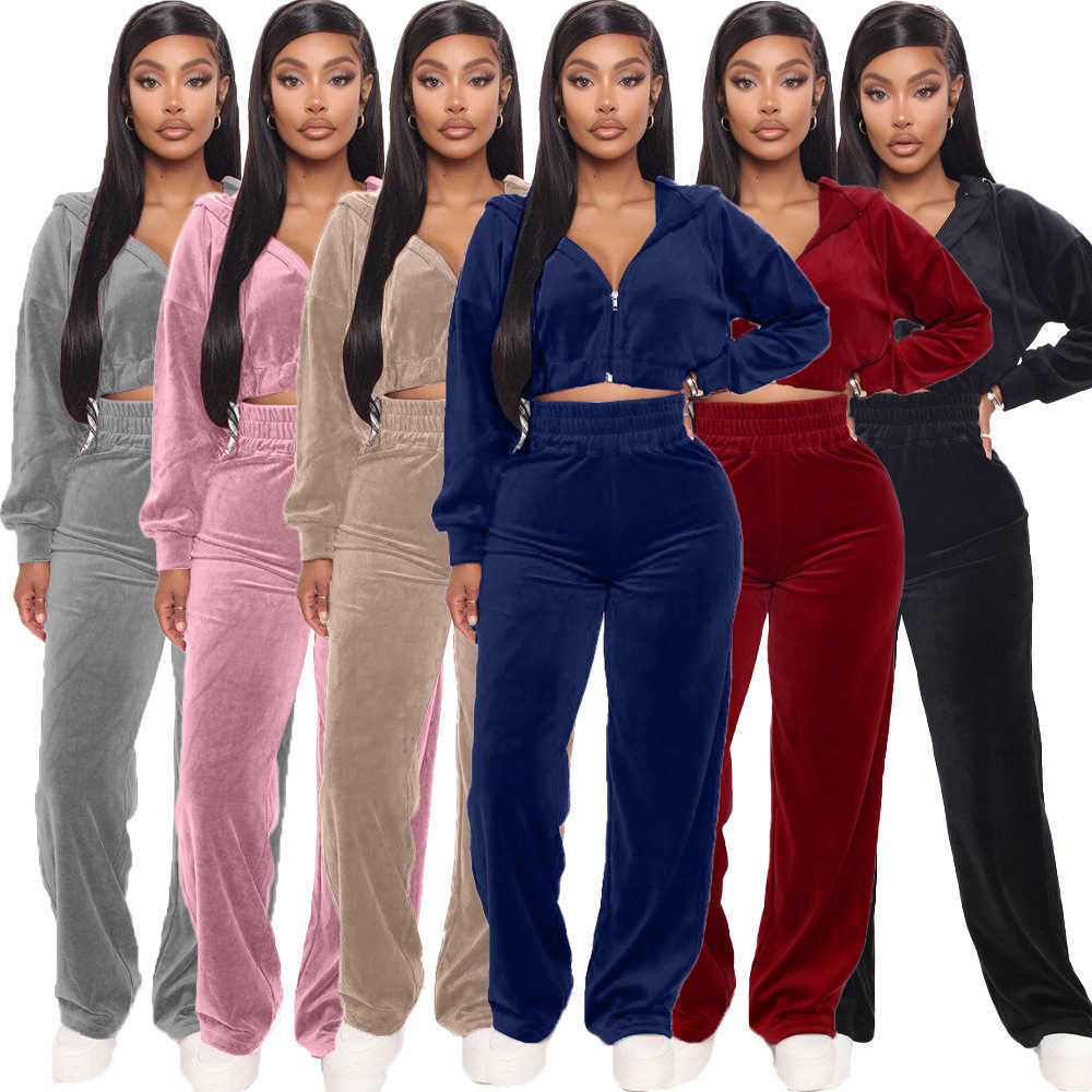 Juicy Apple Velvet Tracksuit Women Two Piece Pants Set Solid Velour Zip Up Hoodies And Trousers Casual Sports Sportswear Outfits, Gray
Juicy Apple Velvet Tracksuit Women Two Piece Pants Set Solid Velour Zip Up Hoodies And Trousers Casual Sports Sportswear Outfits, Gray