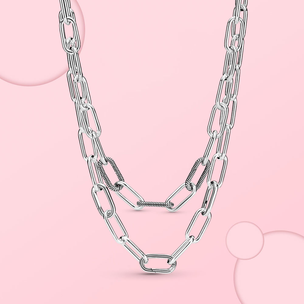 925 Sterling Silver Necklace Me for women Nacklace Me Charm for women diy Women's Heart Original Fit Pandora Necklaces Jewelry Making DIY Gift
925 Sterling Silver Necklace Me for women Nacklace Me Charm for women diy Women's Heart Original Fit Pandora Necklaces Jewelry Making DIY Gift